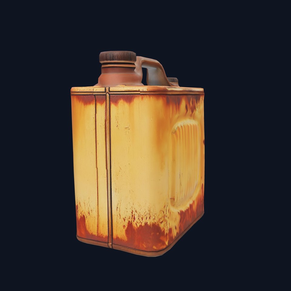 Rustic Fuel Canister model pack